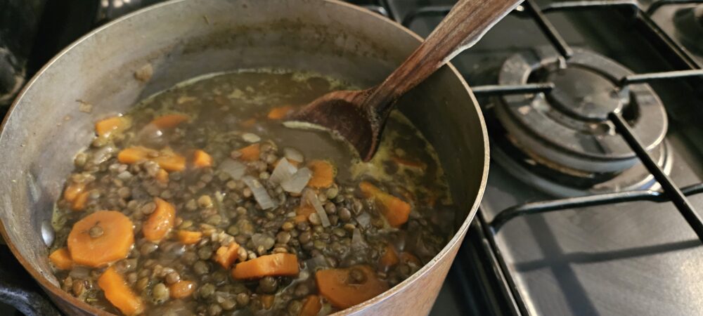 Casserole de lentilles aux carottes