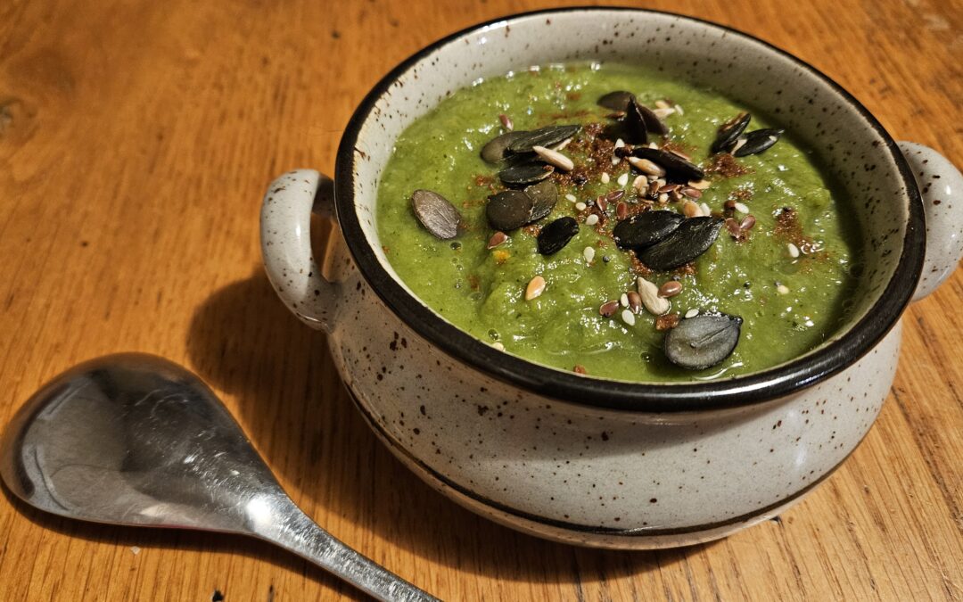 Soupe courgettes et poireaux (la cuisine des surgelés)