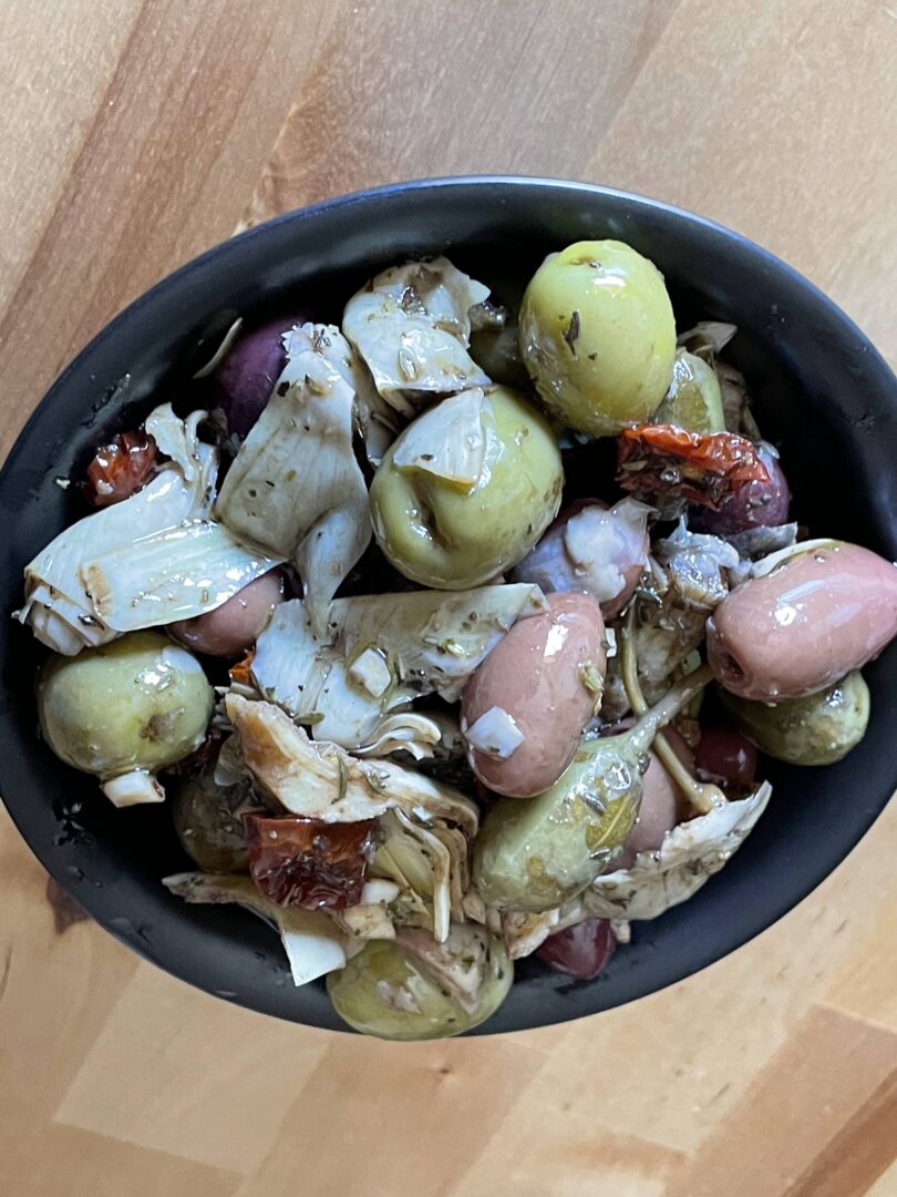 Olives marinées à l’italienne