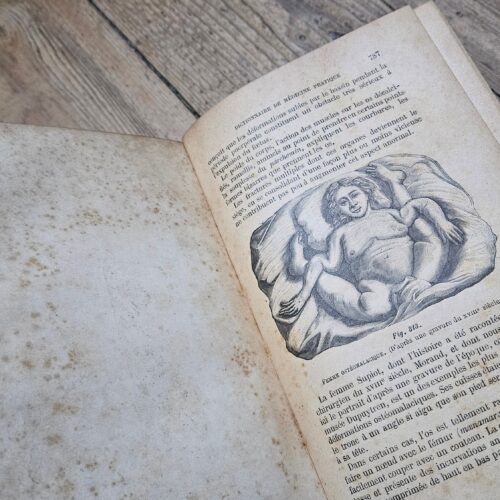 Illustration issue d'un vieux livre de médecine