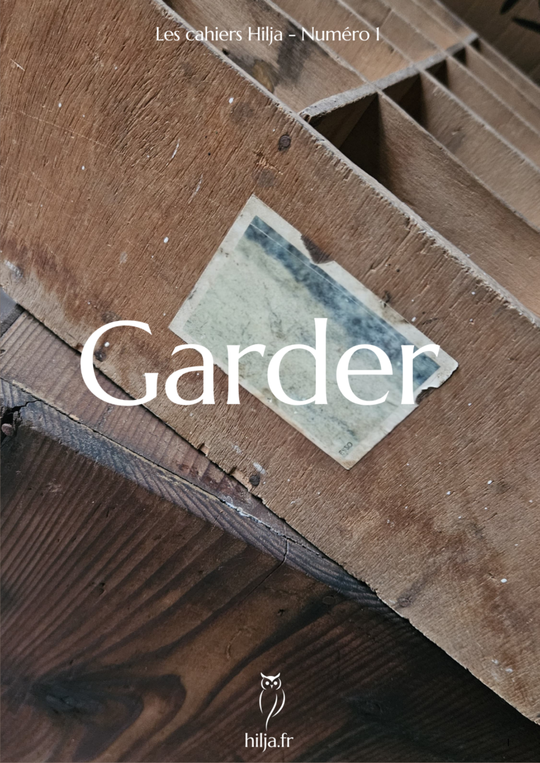 Cahier Hilja 1 - Garder